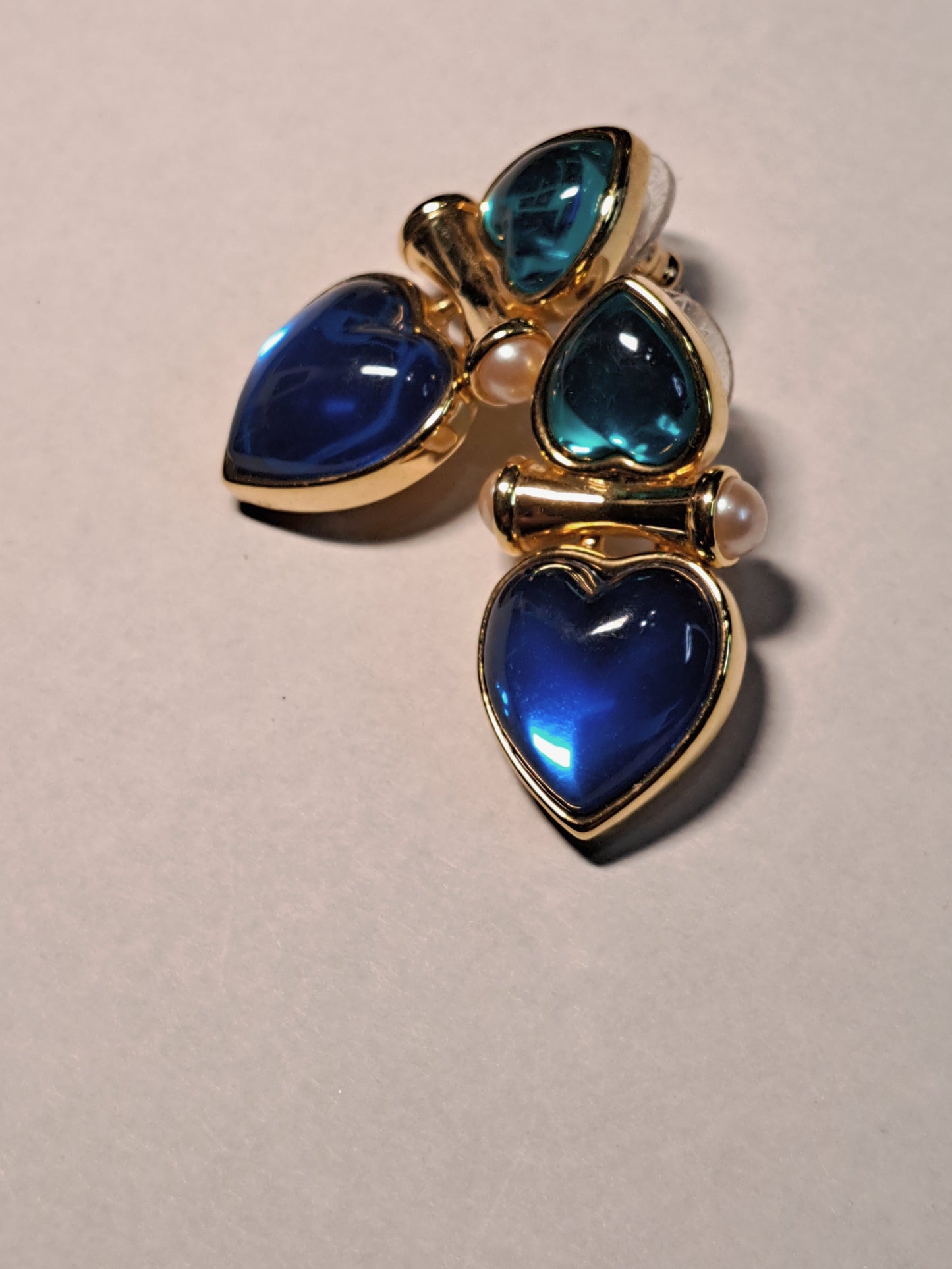 Joan Rivers Gold Tone Pierced Earrings