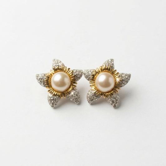 Joan Rivers Vintage Designer Star Earrings