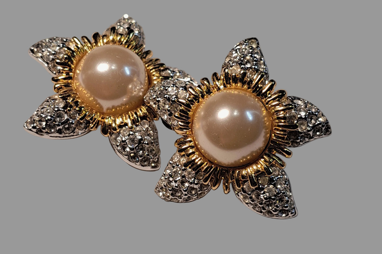 Joan Rivers Vintage Designer Star Earrings