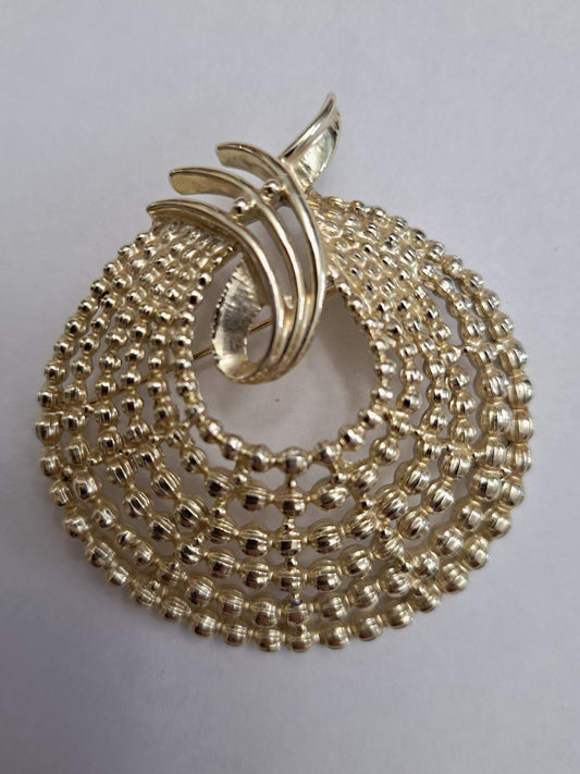 Emmons Gold Tone Brooch