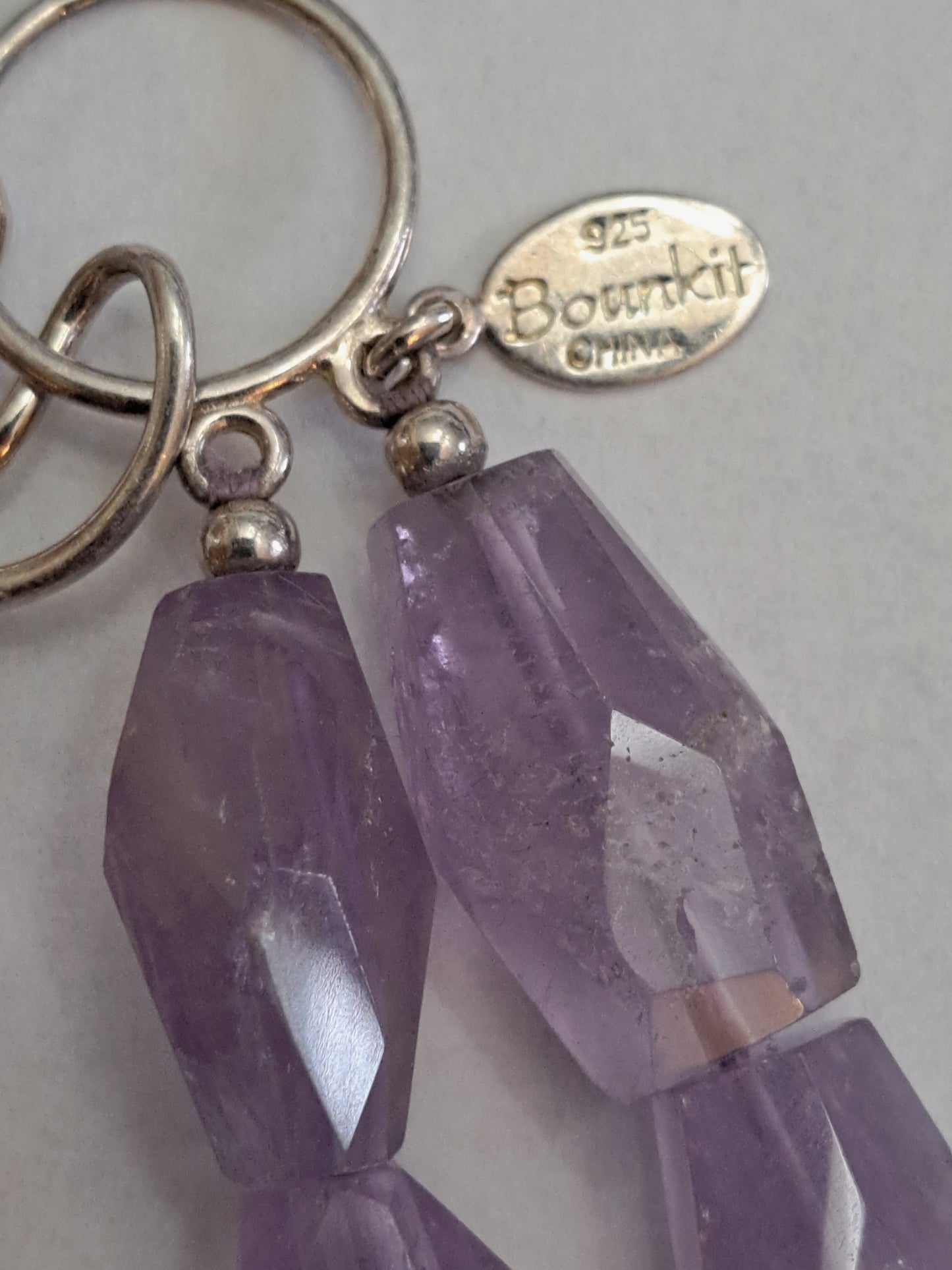Vintage Amethyst and Turquoise 2-Strand Necklace by Hassand Bounkit
