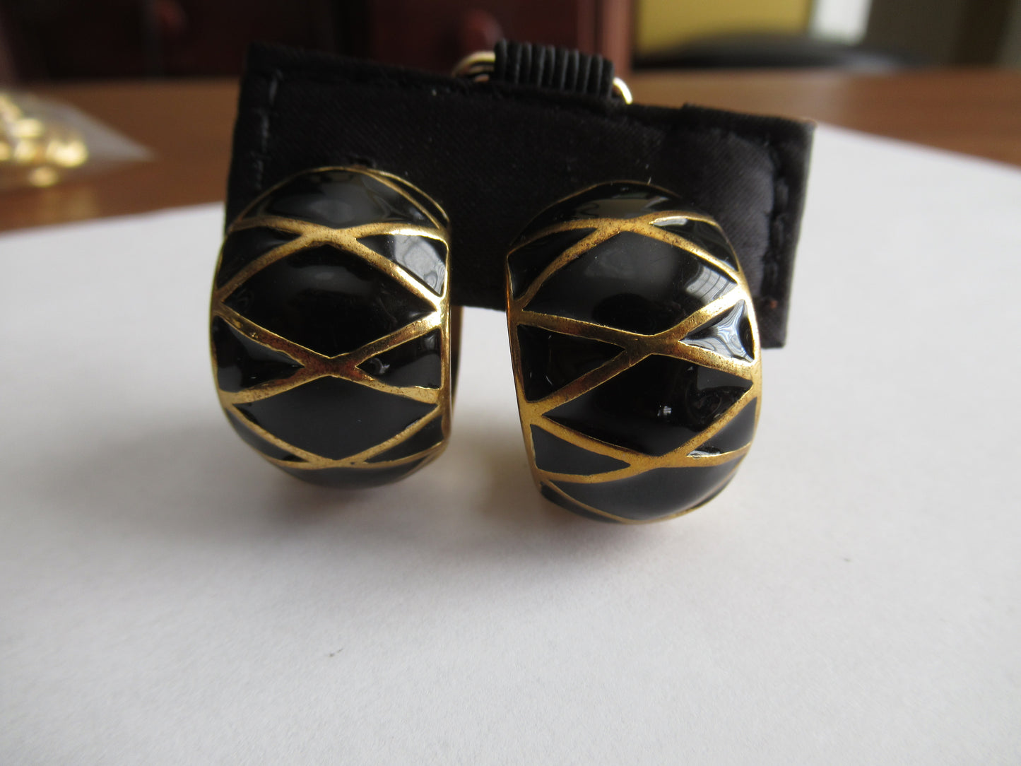 Joan Rivers Gold Tone Earrings