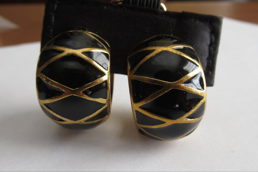 Joan Rivers Gold Tone Earrings