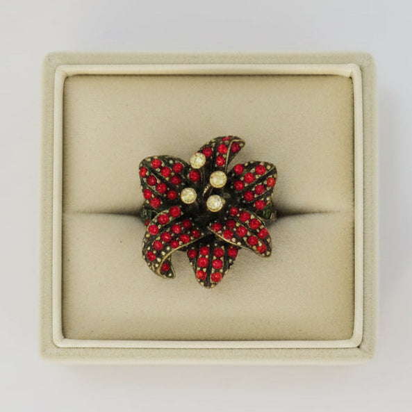 Heidi Daus Amaryllis Cocktail Ring